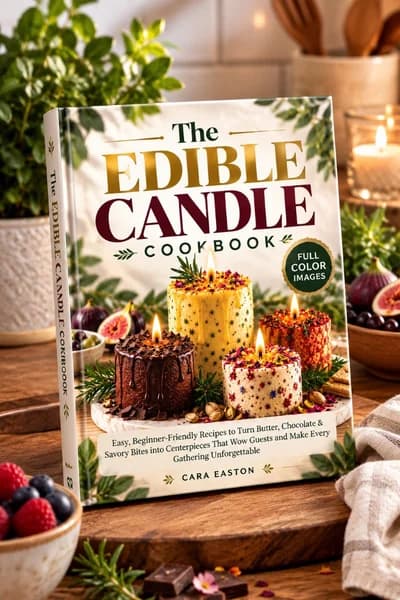 Cover of The Edible Candle Cookbook